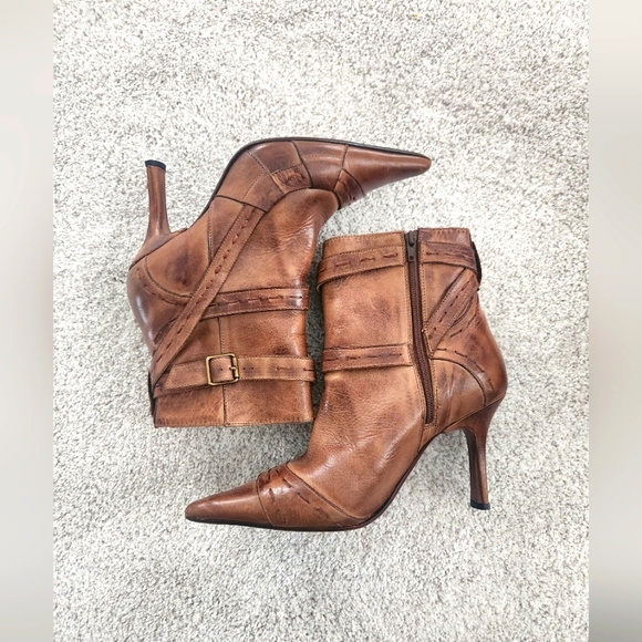 Charlie One Horse Cognac Colored Booties - Picture 5 of 5